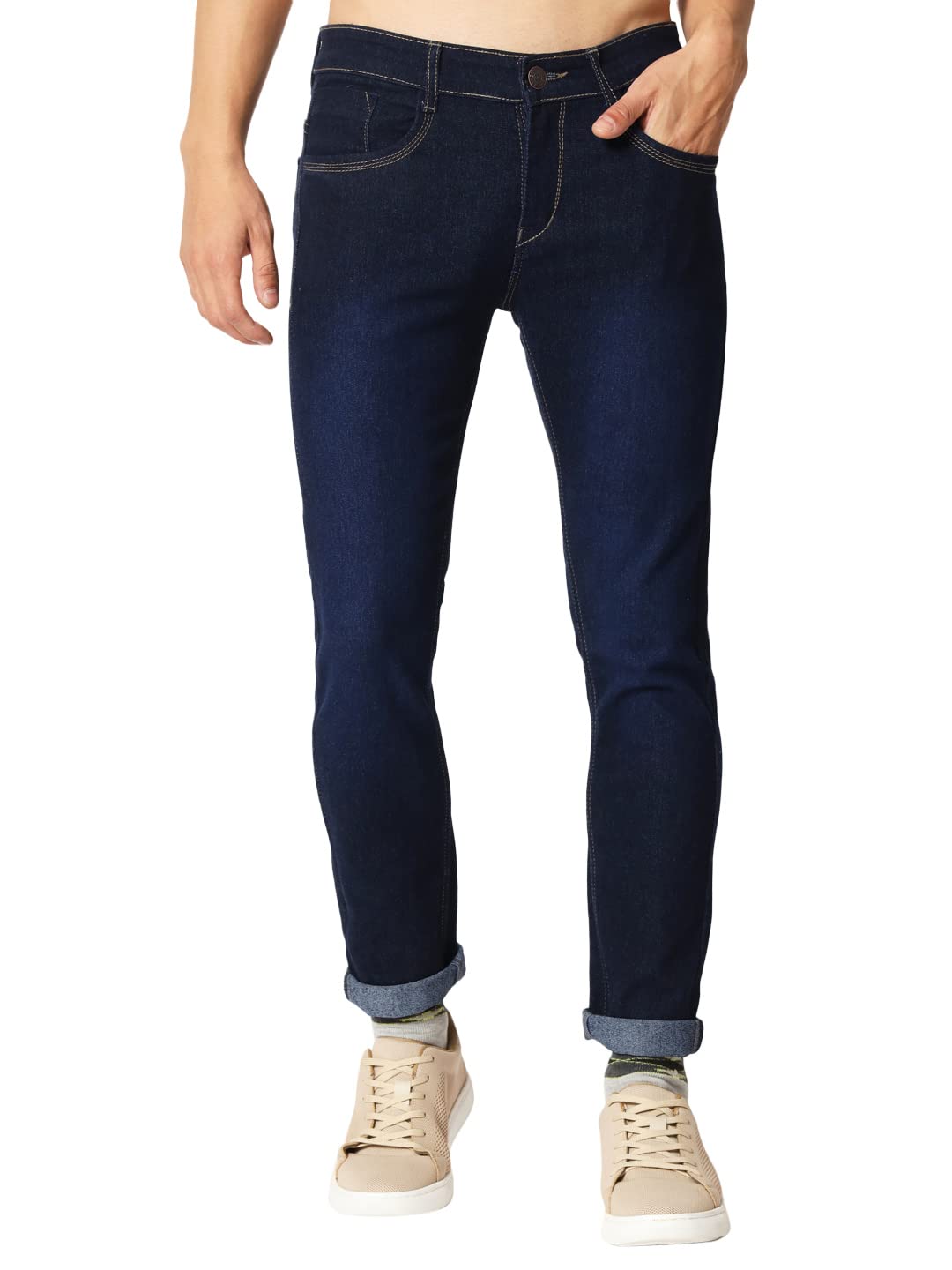 RAGZO Jeans for Men Slim Fit Stertchable Cotton Blend Stylish Look