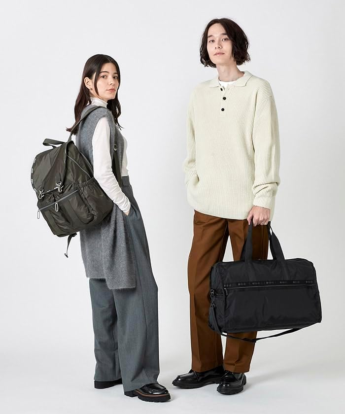 新品：レスポートサック花ボストンバッグ4319 大容量で旅行に最適です