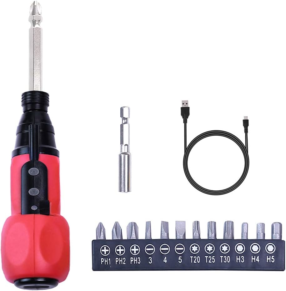TAITU Electric Screwdriver Kit Cordless Power Rechargeable Screwdriver