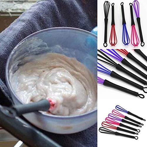 Frusta manuale in plastica per uova, frusta per uova a mano, frusta per frullatore per crema, gadget da cucina (C)