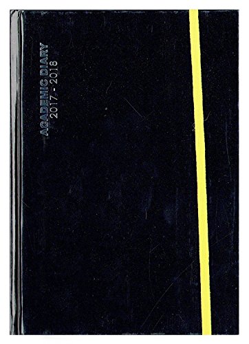 Tallon A5 Jour Par Page Scolaire Milieu D'année Agenda 2017-2018 - Noir, Jaune, A5 Tallon A5 Jour Par Page Scolaire Milieu D'année Agenda 2017-2018 - Noir, Jaune, A5