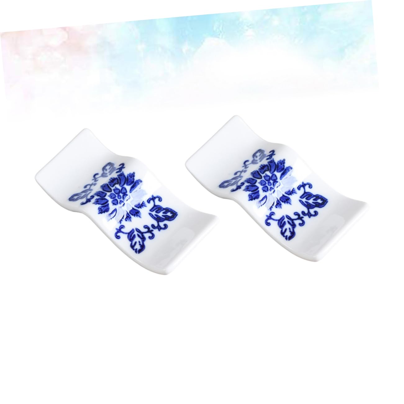 Repose-Baguettes, Supports à Baguettes en céramique Multicolores, pour Table de Restaurant ou de Mariage, Lot de 8, 8 x 3,5 x 1 cm