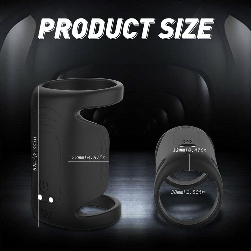 [WALLER PAA] Vibrating Penis Sleeve Extender Cock Ring Vibrator Sex Toys for Men Couple Toys