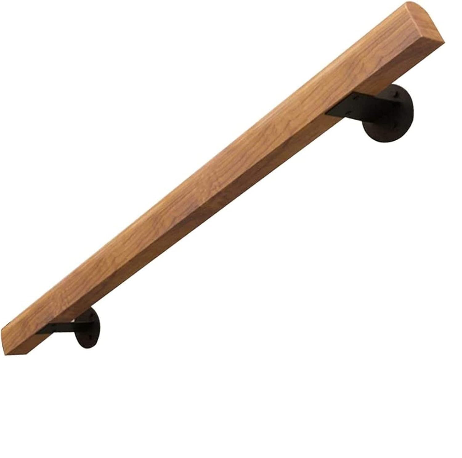Garde-corps en bois massif noble de 420 cm au design antidérapant