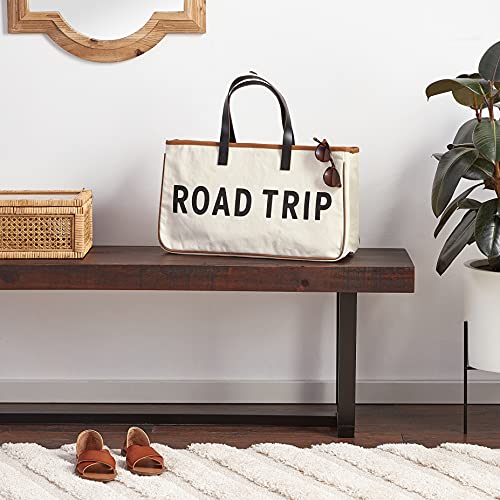 Image of Santa Barbara Design Studio Tote Bag For Women Hold Everything 100% Cotton Canvas Shoulder Bag, Large, Road Trip