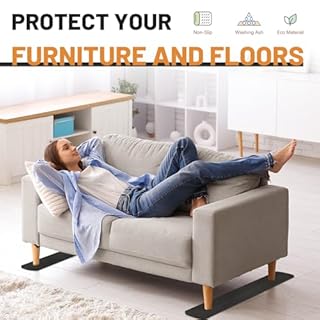 4 PCS 30Inch Non-Slip Furniture Rail Pads for Hardwood Floors and Other Types of Floors, Keeping Recliners, Sofas, Couches, Chairs, and Furniture in Place