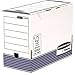 Fellowes Bankers Box System Lot de 10 Boîte d'archives A4+ Dos de 15 cm Bleu