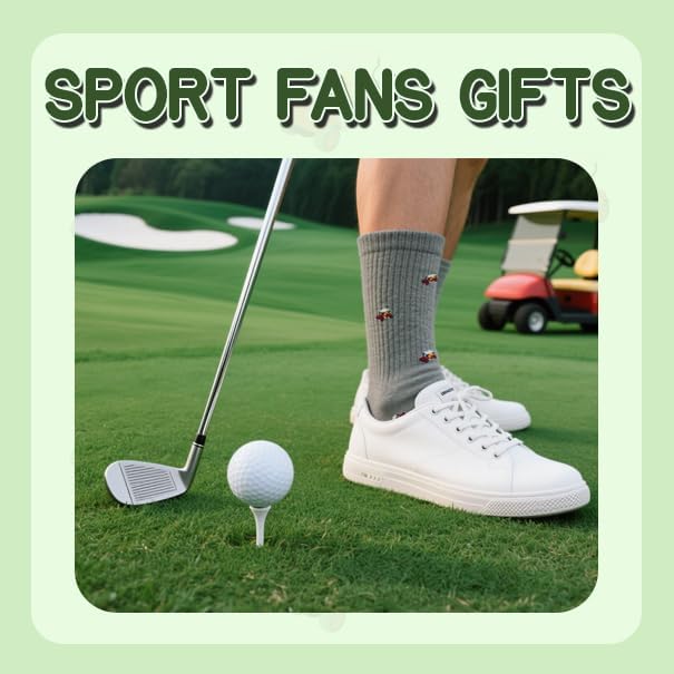 Golf Socks - Funny Golf Gifts for Men Women Gift Socks for Sports Fans Players and Lovers Gifts Box Ready for Present - Image 5
