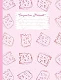wedge pink shoes  Composition Notebook: College Ruled Blank Lined Journals for School - Cheese Wedge (Pink Food, Band 6)