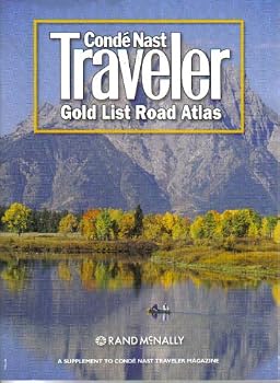 Paperback Conde Nast Traveler Gold List Road Atlas Book