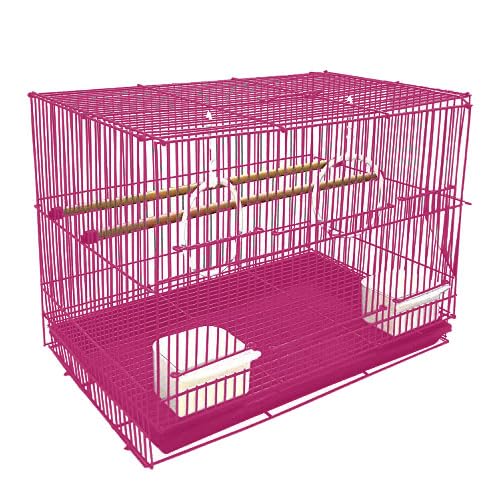 Smiling Pets Bird Cage Best for Love Bird, Parrot, Parakeet, Budgie, Cockatiel Cage Hammock 18 Inch Metal (Pink) (B0CWZYFMKQ) Amazon Price History, Amazon Price Tracker