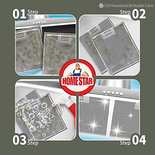[LG][Homestar Max] Range Hood Filter Cleaner, Remove Embedded Stains From Filters - 1pack, 480ml - Thumbnail 6