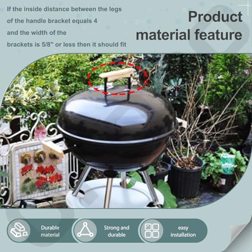 Mango de Madera de Cerezo para Parrilla Weber 22.5" y 18.5" miniatura 5