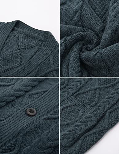 Image of PJ PAUL JONES Mens Cable Knit V Neck Sweater Vest Button Up