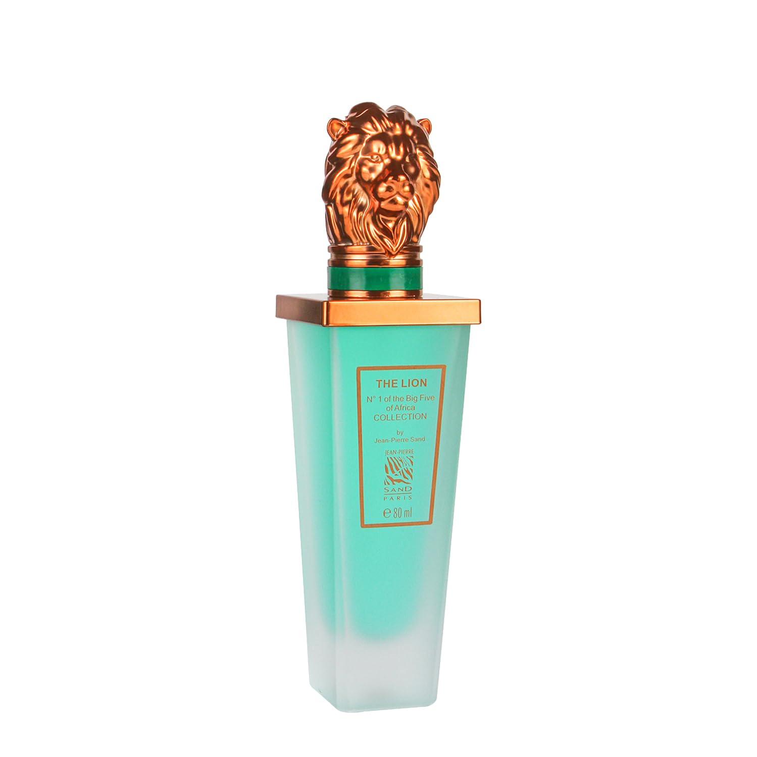 Jean-Pierre Sand - The Lion N°1 of the Big 5 of Africa – 80 ml woda perfumowana dla mężczyzn w butelce kolekcjonerskiej – idealna na prezent – męski zapach ze zwierzęcym wzorem