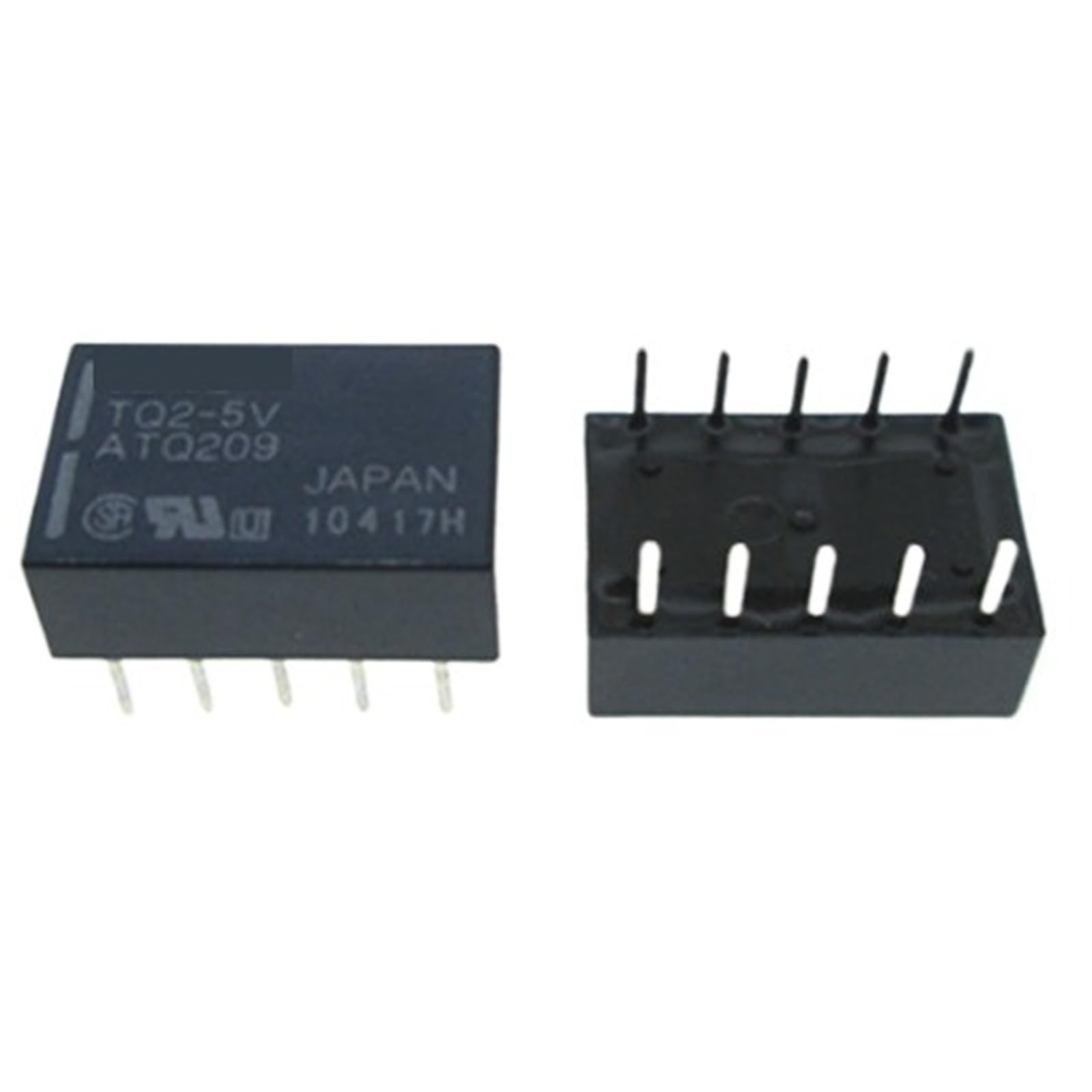 Relais TQ2-5V 5VDC DC5V DIP10 lot de 20 pièces pour circuit imprimé