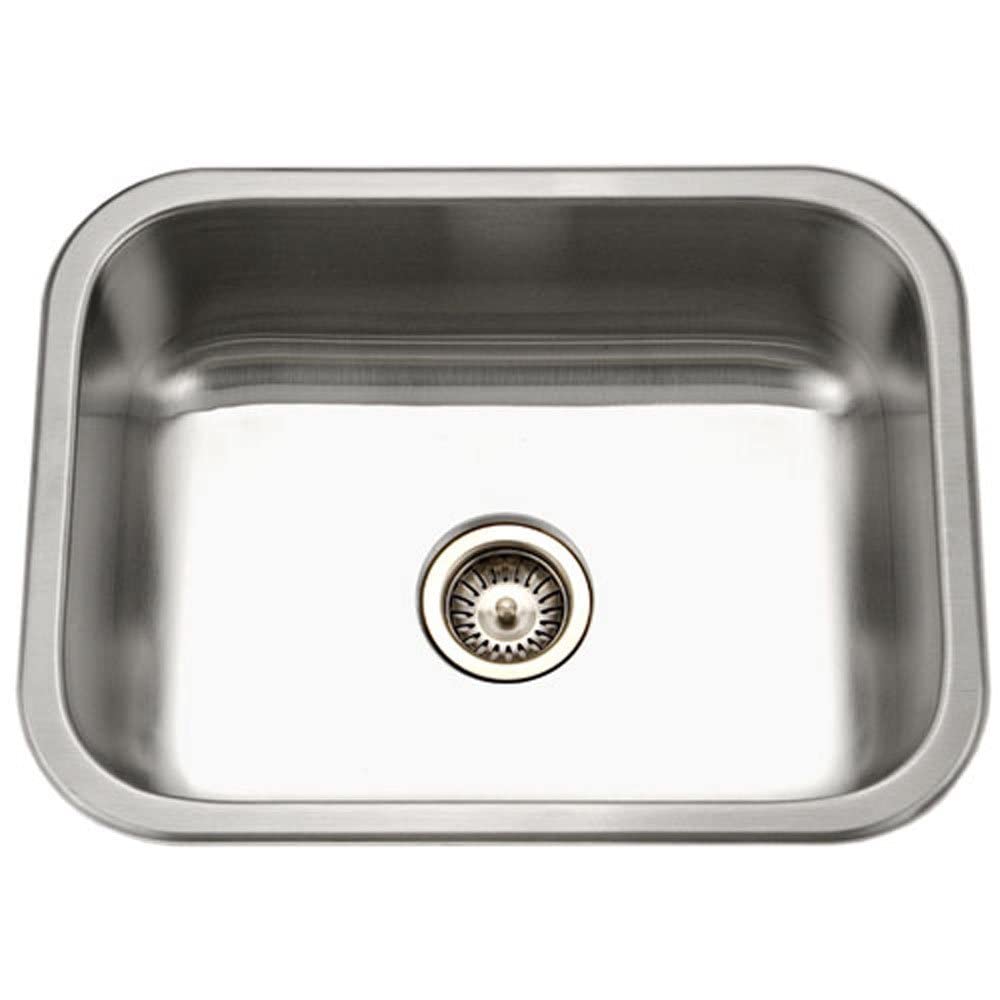 Houzer ES-2408-1 Elite Series Undermount Stainless Steel Single 