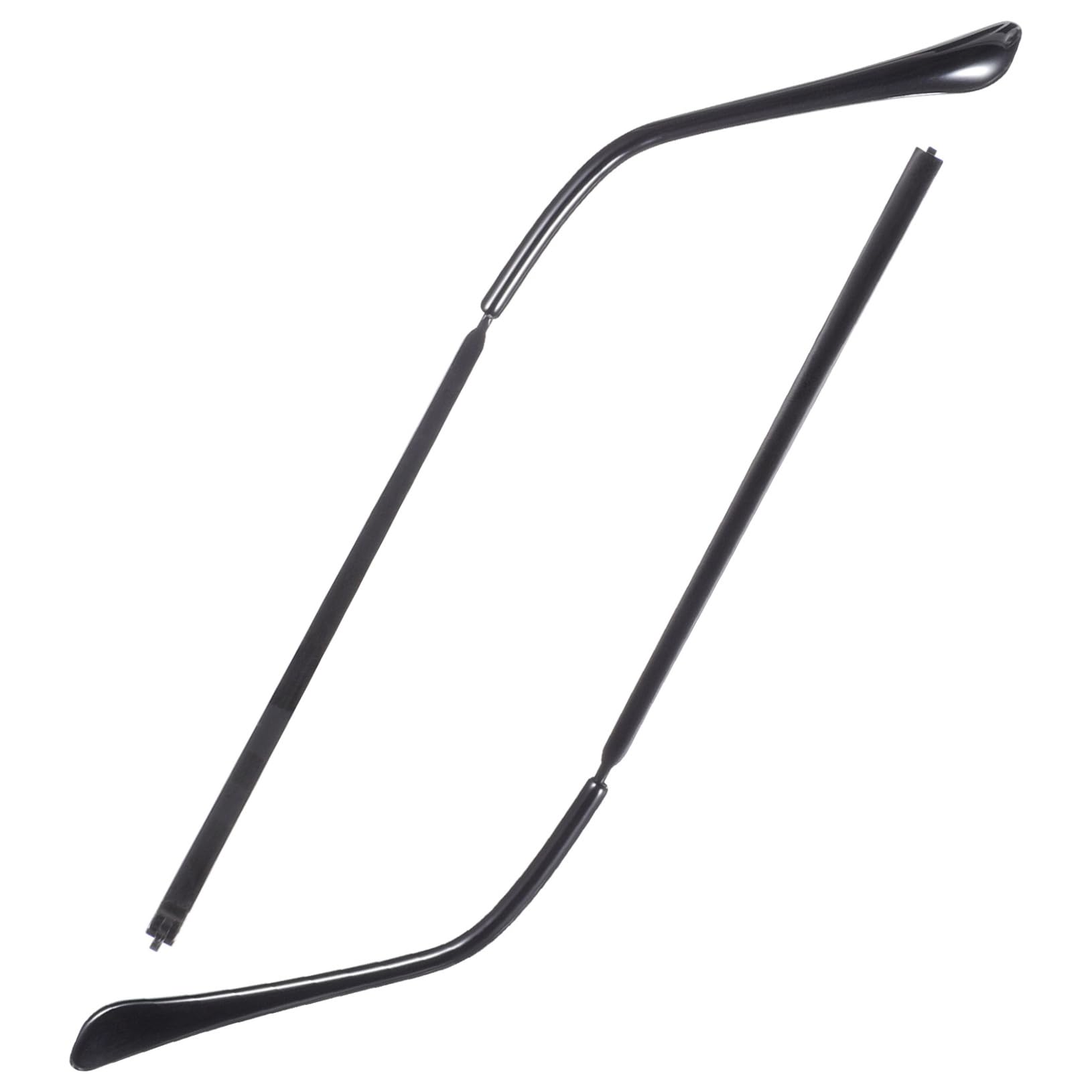 MUCKLILY Diy Metal Glasses Frame Temples 1 Pair Replacement Arms for Eyewear Black Long Lasting