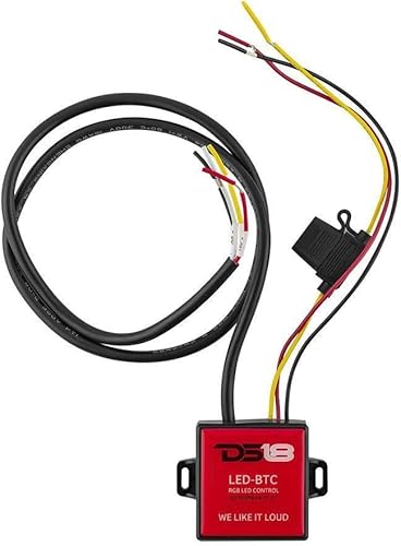 Miniatura 4 de DS18 Control Bluetooth LED BTC - BT 4.0 de rango más rápido y más largo, funciona con Apple y Andriod, resistente al agua IP65, aplicaciones de 12