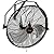 VEVOR 18 Inch Wall Mount Fan, 3-speed IP44 Waterproof Industrial Wall Fan, Max. 4150 CFM Wall Mounted Fan for Outdoor, Commercial, Residential, Greenhouse, Workshop, ETL Listed, 2-Pack