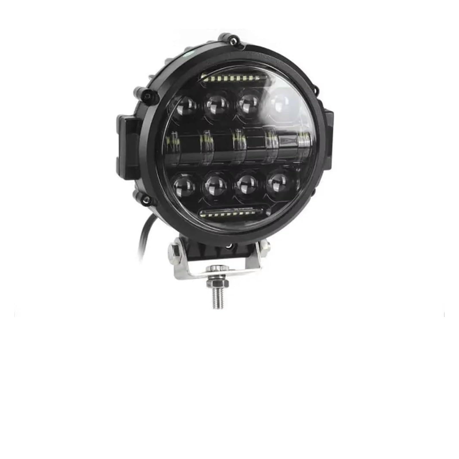 Luces Circulación Diurna Barra Luz LED Obra Para Coche 7 Pulgadas Lámpara Conducción Para Jeep Todoterreno Barco Tractor Camión 4x4 SUV UTV ATV Foco Led Antiniebla(1 uds)