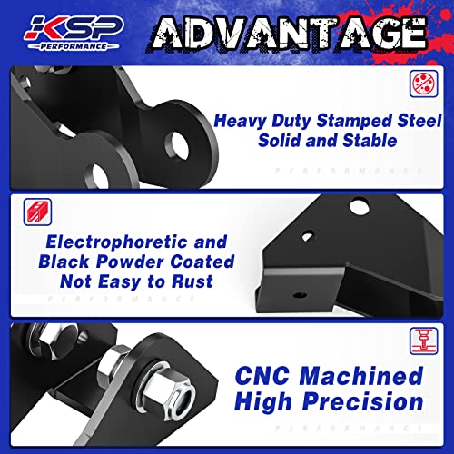 Image of KSP 3-5 inch Adjustable Shock Extender for Chevy Silverado C1500 1988-1998