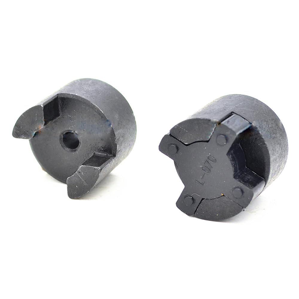 L-070 Set di giunti flessibili a L-Jaw da 3 pezzi con ragno in gomma NBR, foro di lavorazione da 6 a 20 mm (N. 1541)(L-099)