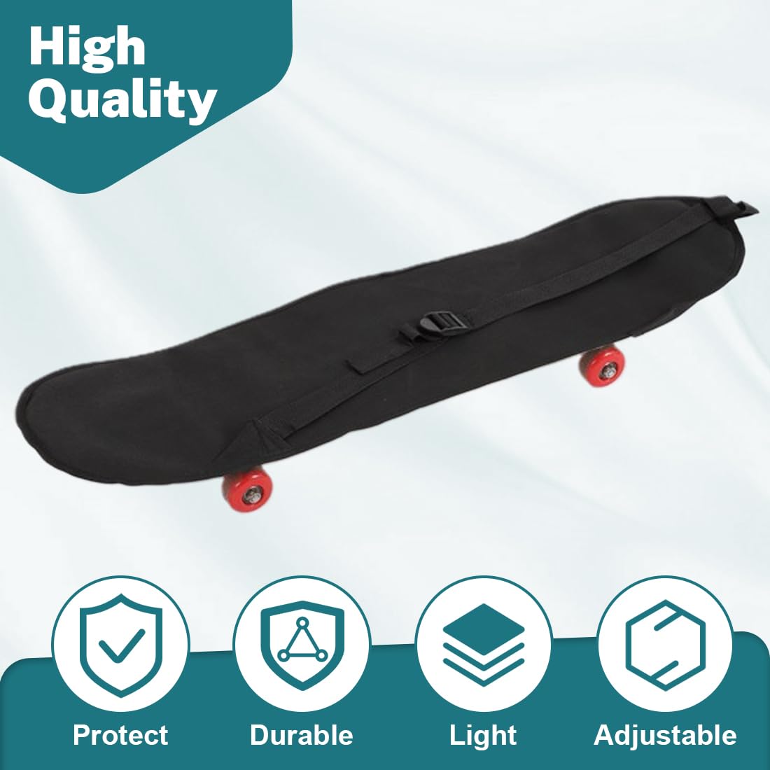 EIHI 1 Article 87 * 24CM Sac de Planche à roulettes, Skateboard Sac a Dos, Skateboard Housse de Protection, Sac à Dos pour Planches à roulettes