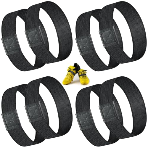 CONJURAIDE 8 Stück Schnürsenkel Fixierband Schnürsenkel Fixierband Fussball Kinder Halter Fussball Schnürsenkelhalter Anti Loose für Fußballschuhe Hoher Absatz