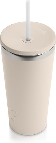Miniatura 5 de RTIC 20oz Everyday Tumbler Insulated Stainless Steel Portable Travel Coffee Cup with Straw, Spill-Resistant Lid, BPA-Free, Hot and Cold Drink,