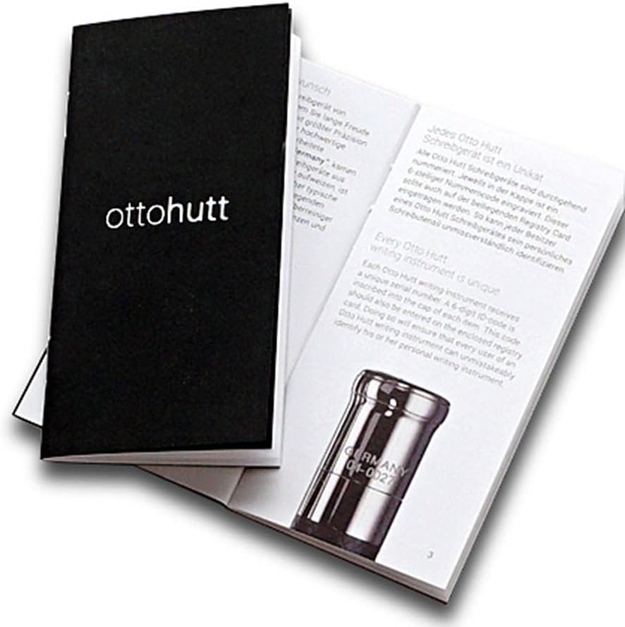 Otto Hutt design 01 Fountain Pen 068-11595 - Fountain Pen with High-Quality Coating and Shiny Surface in Green - Nib Size B