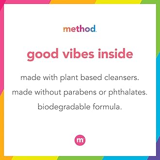 Method Body Wash, Simply Nourish, Paraben and Phthalate Free, 18 oz (Pack of 1)