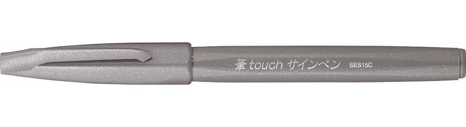 Pentel Brush Sign Pen Grey