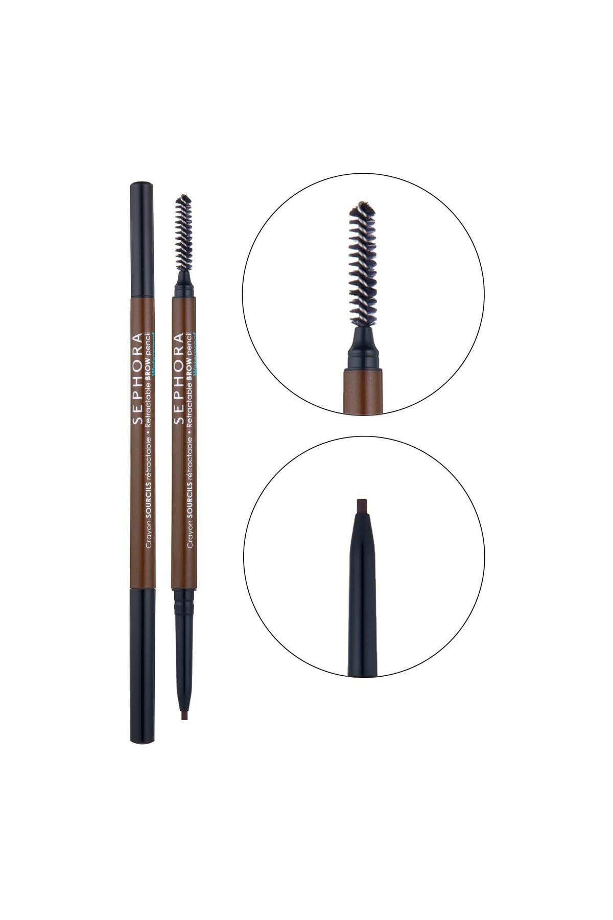 Sephora Geri Çekilebilir Kaş Kalemi - Retractable Brow Pencil 2. Nutmeg Brown (0,08 G)
