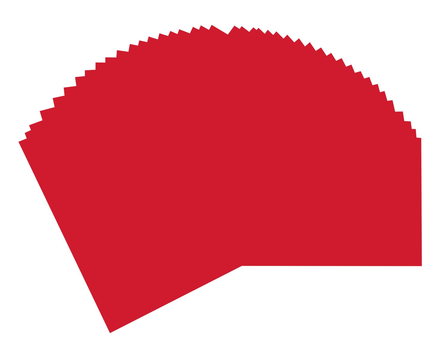 Carta Colorata Folia 6320 DIN A3 50 Fogli Rosso