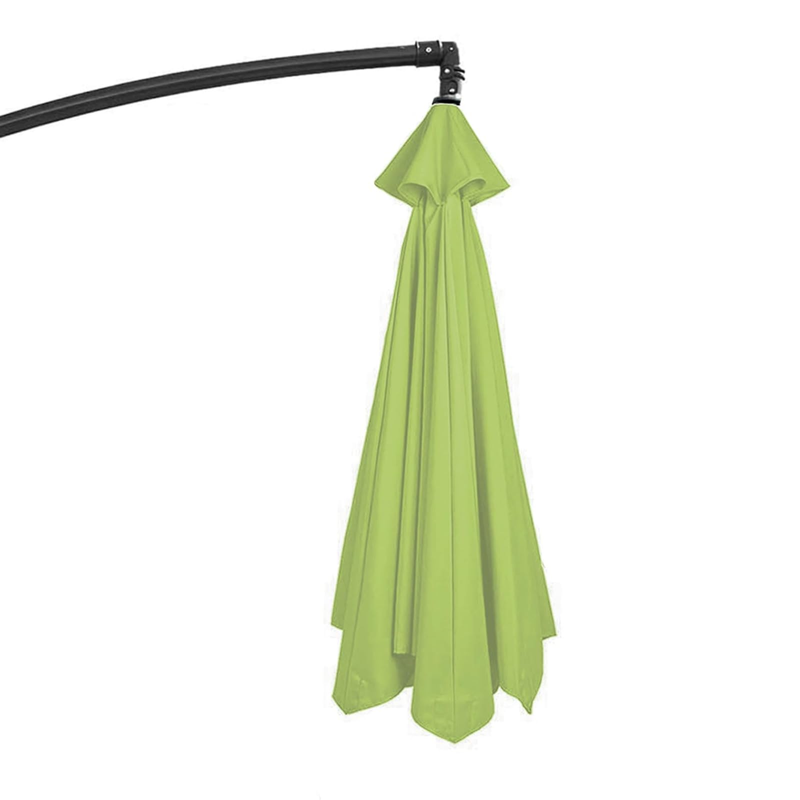 UUDQCD Replacement Parasol Canopy, Garden Umbrella Parasol Replacement Top For 6 Ribs, 3.0m Replacement Parasol Canopies (Grass Green,3-m/6 ribs