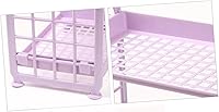 Vista 5 de Alipis Plastic Storage Shelf Organizer for Bathroom and Kitchen Easy to Install Desktop Rack for Toiletries Fruits and Vegetables