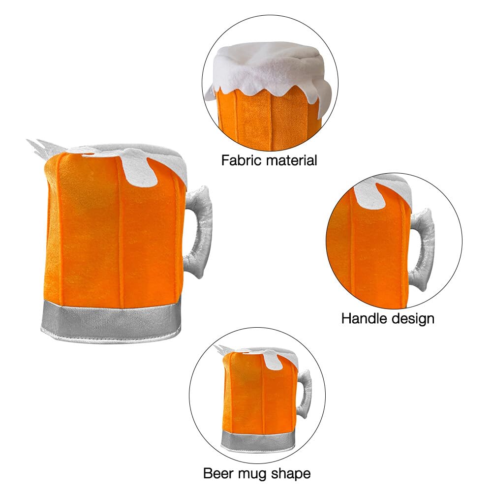 Cappello A Boccale Di Birra In Peluche - Per Festa, Karneval E JGA - Foto 11