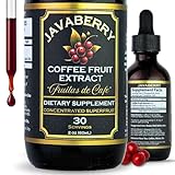 Javaberry Coffee Fruit Extract – Nootropic Brain Support for Memory, Focus, & Energy – Natural Antioxidant Supplement Supporting Healthy NAD+ Function – 60ml (Liquid Drops)