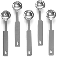 12Pcs Stainless Steel Wax Seal Spoons Sealing Wax Melting Spoon Scoop with Handle for Wax Sealing Stamp DIY Craft Supplies, Silver