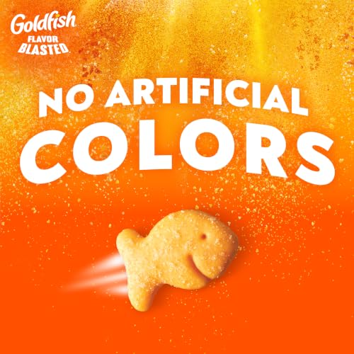 Image of Goldfish Flavor Blasted Xtra Cheddar Cheese Crackers, 6.6 Oz Bag (Pack of 6)
