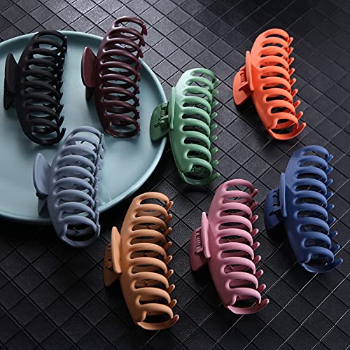 Foto von Große Haarklammern für dickes Haar, 8 Stück, starker Halt, perfekt für Frauen, Haarspangen für langes Haar, Mode-Accessoires für Mädchen, Haarspangen Clip 11 cm, große Haarklammer für schweres Haar