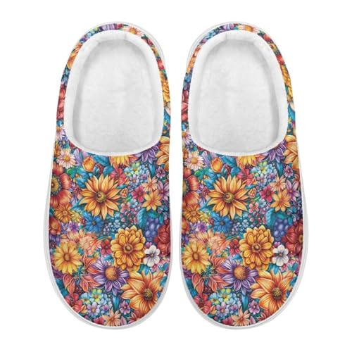 ZDCUSTOM Arch Support Slippers for Women Men House Bedroom Slippers Memory Foam Thick Bottom Backless House Home Shoes2