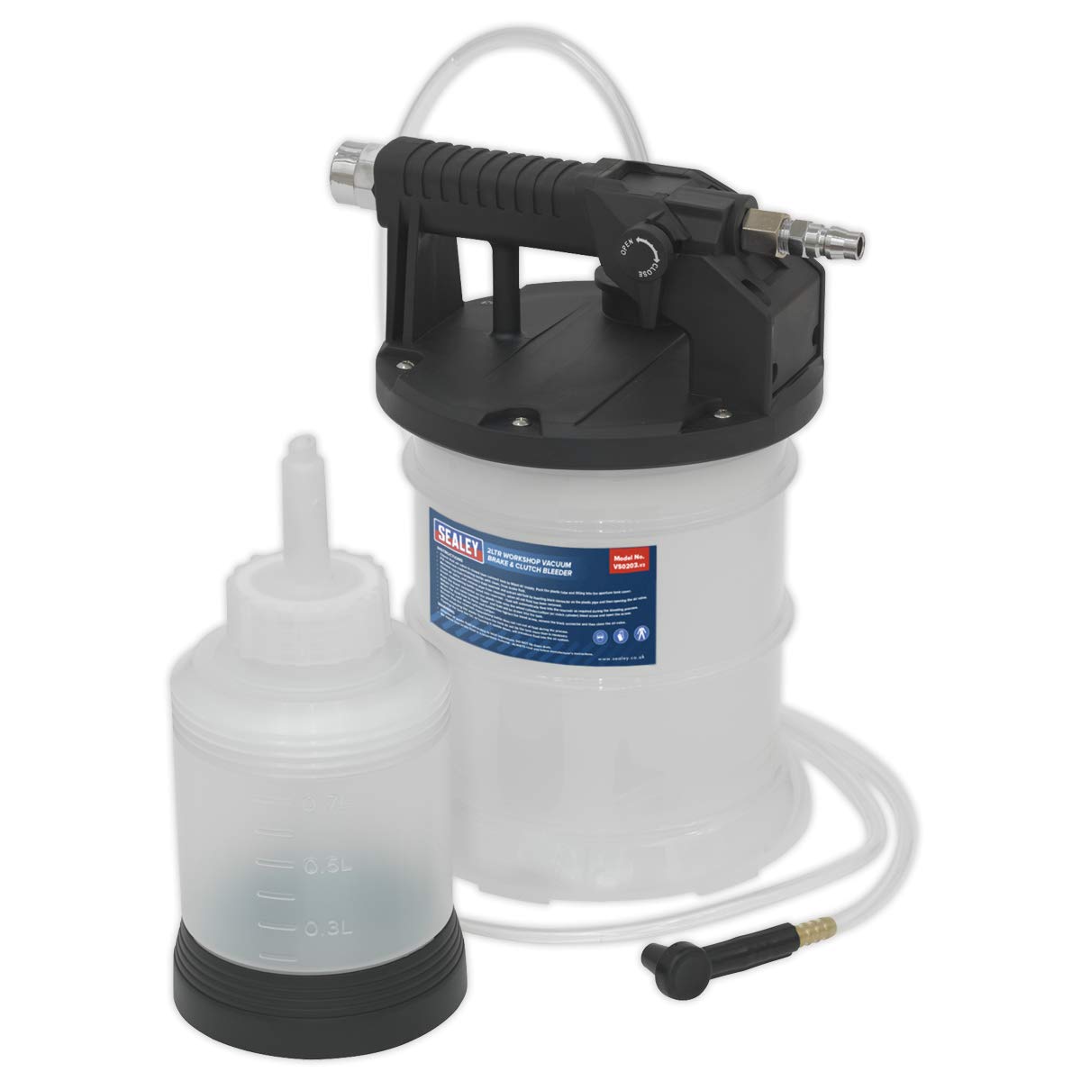 Sealey Workshop Vacuum Brake & Clutch Bleeder 2ltr