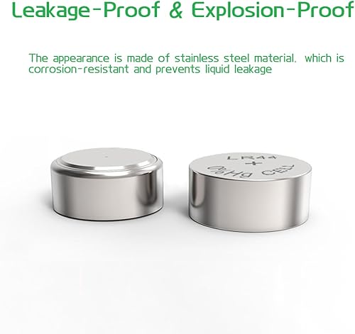 Miniatura 3 de Cotchear 10 pilas alcalinas AG10 de 1,5 V 189 389 AG10 LR1130 LR54 V10GA pila de botón alcalina pilas