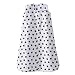 Halo Sleepsack, Micro-fleece, Tossed Plus Signs, Black/White, Large