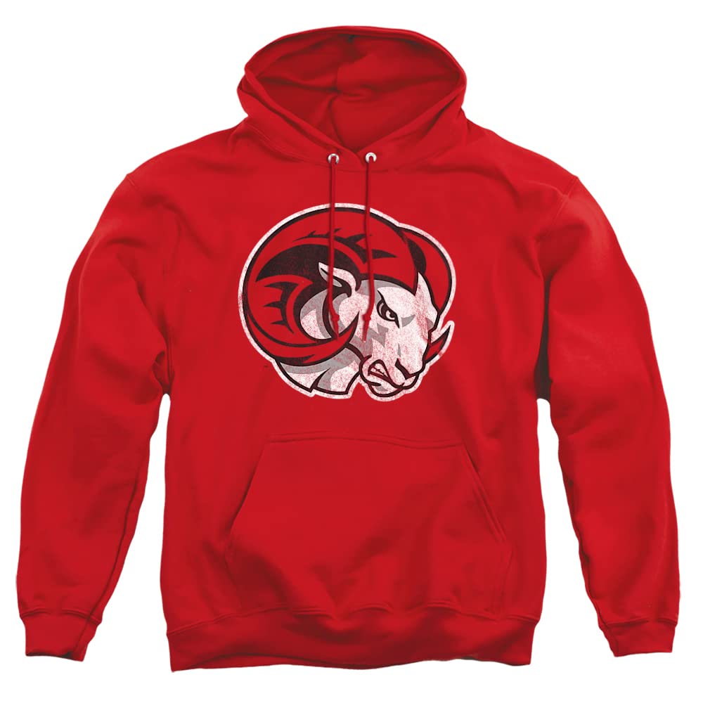 LOGOVISION Official Collegiate Distressed Primary Logo Adult Pullover Hoodie Collection — view 354