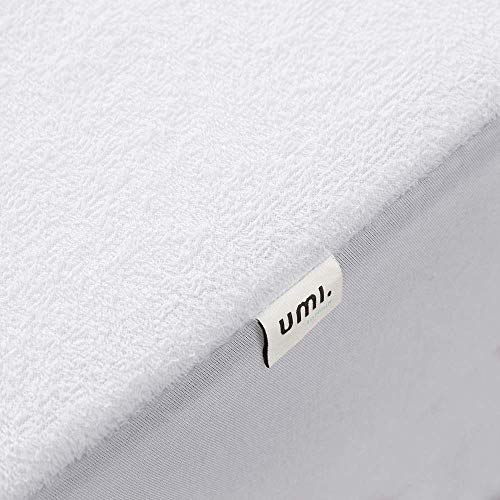 Amazon Brand - Umi Wasserdichter und Atmungsaktiver Matratzenschoner,Baumwolle -Weiß 140 x 200 cm (Oeko-TEX® Standard 100) - Image 5