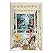 Stupell Industries Woman Coastal Beach Canopy Summer Ocean Scene Wood Wall Art, Design By Amelia Noyes