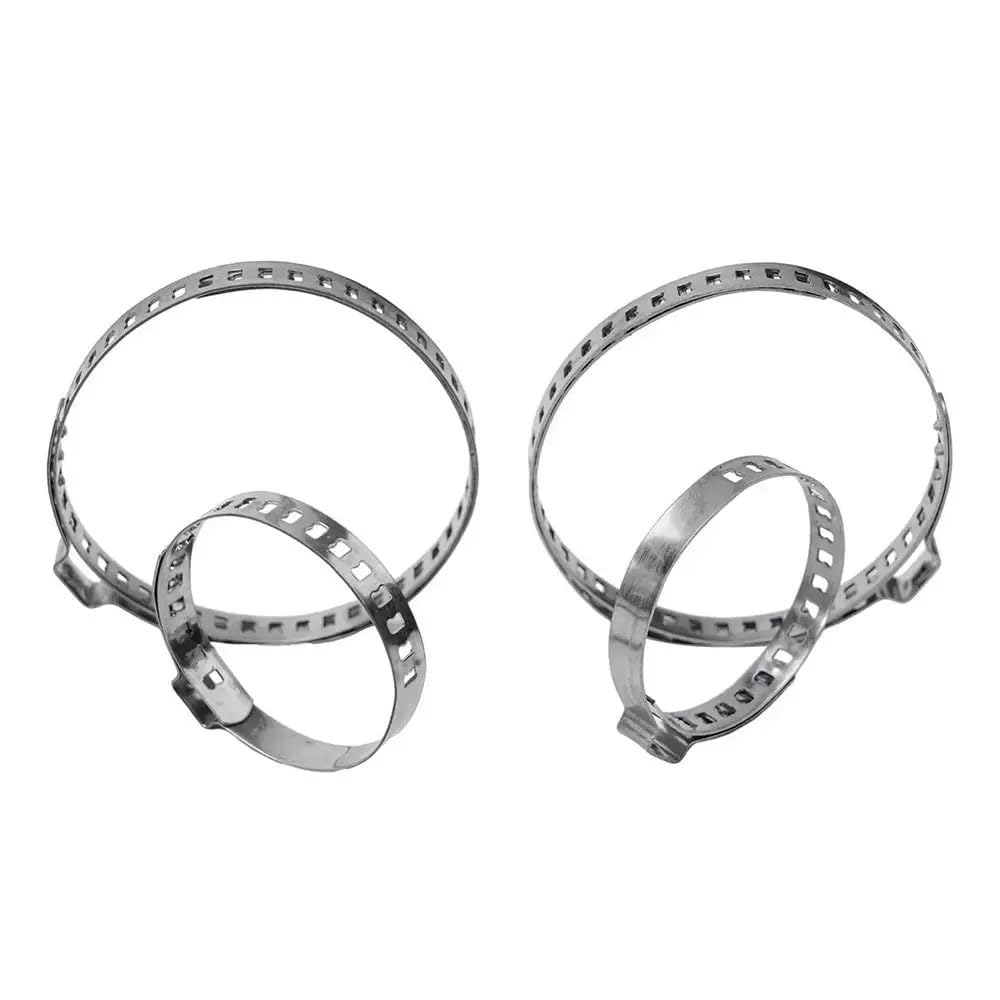 Jeu de joints-soufflets Lot de 20 colliers de serrage de soufflets de cardan en acier inoxydable durable pour voitures, réglables de 20 à 125 mm, universels